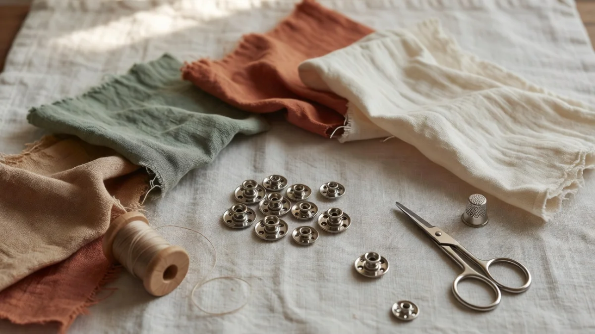 Bouton pression en tissu ou métal : lequel choisir pour quel projet ?