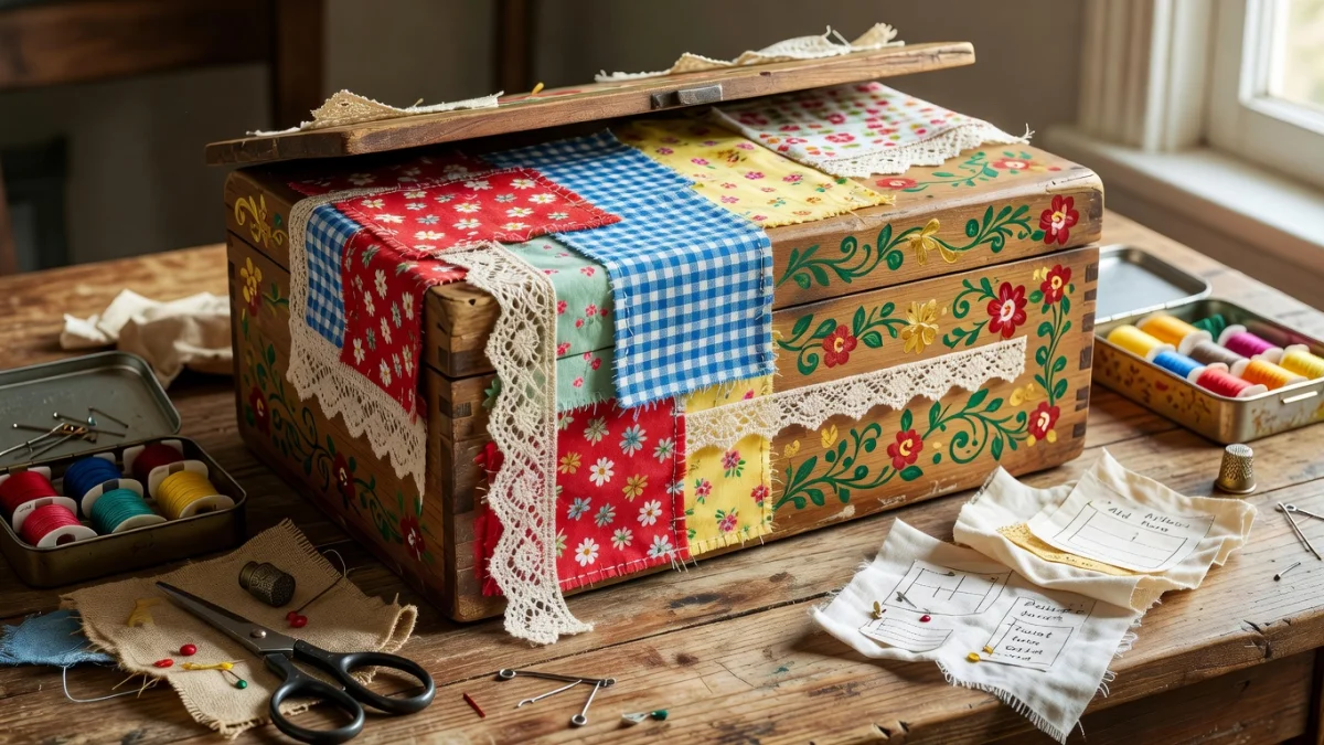 Comment personnaliser sa boîte à couture avec des matériaux récupérés ?
