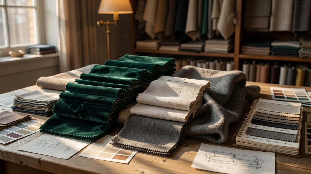 Guide complet des tissus d'ameublement : choisir, entretenir et garantir la durabilité de vos meubles