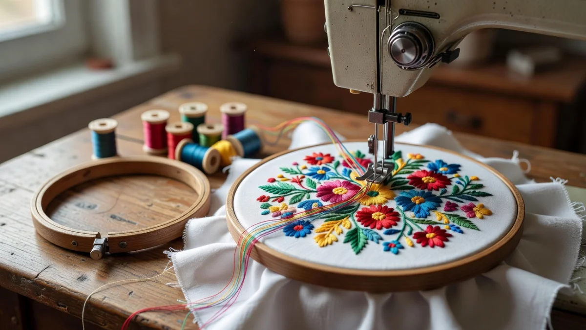 Peut-on broder et coudre sur la même machine à coudre ?