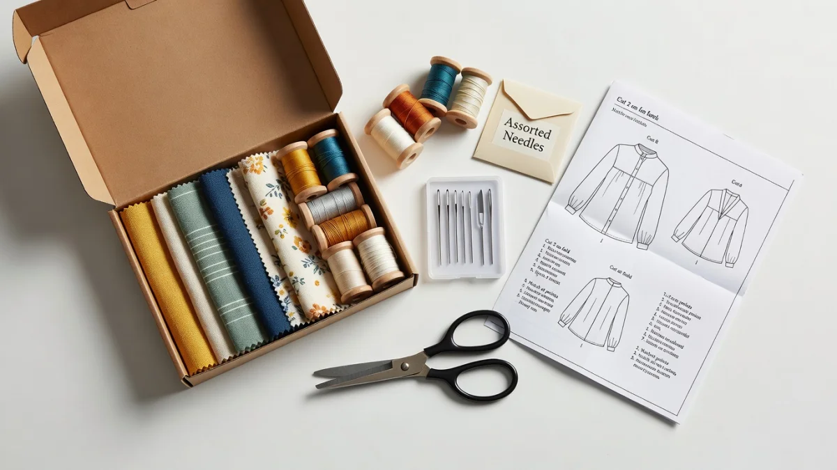 Quelle box couture choisir en France pour progresser chaque mois ?